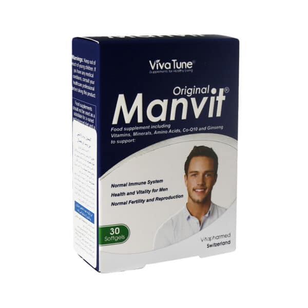 Viva-Tune-Original-Manvit-30-Softgels-600x600 من ویت - Image 1