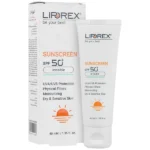 کرم ضد آفتاب بی رنگ SPF50 لیپورکس پوست خشک و حساس 40 میلی لیتر