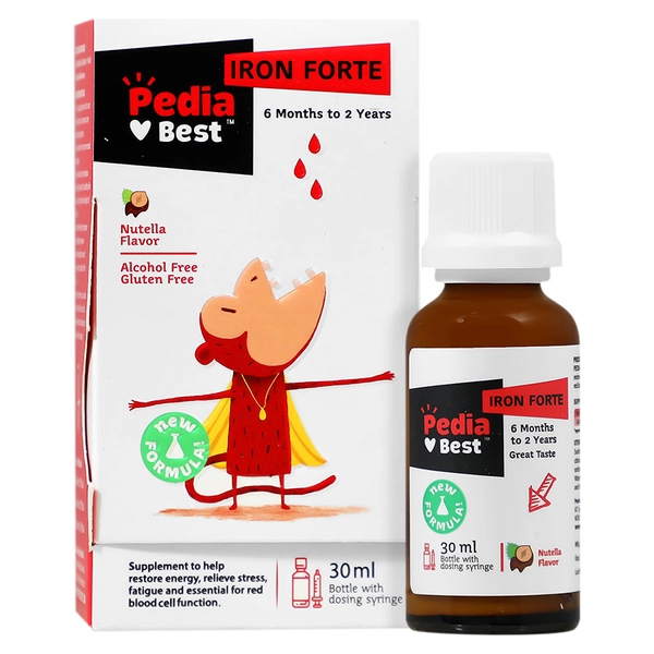 Drop-Iron Forte Pedia Best/webp1 قطره آهن فورت پدیابست 30 میلی لیتر - Image 1