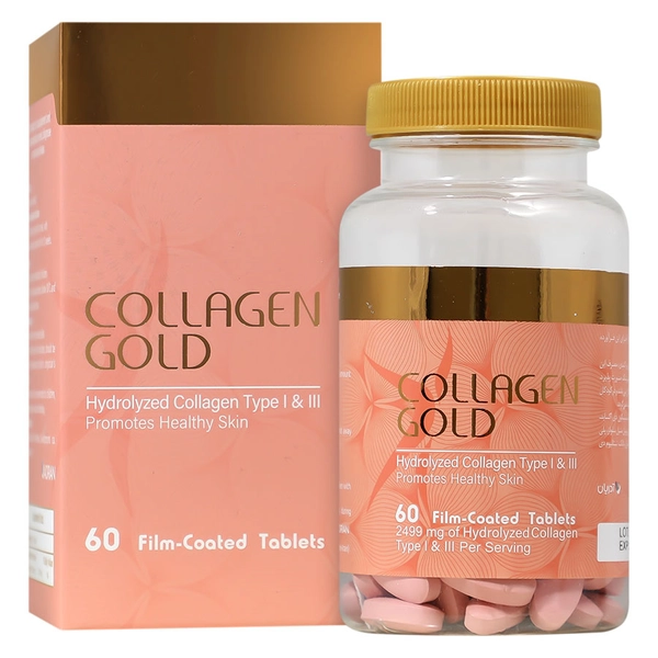 Tablet-Collagen Gold/webp1 قرص کلاژن گلد آدریان سلامت 60 عدد - Image 1