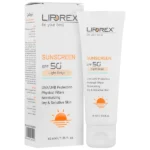 کرم ضد آفتاب رنگی (بژ روشن) SPF50 لیپورکس پوست خشک و حساس 40 میلی لیتر