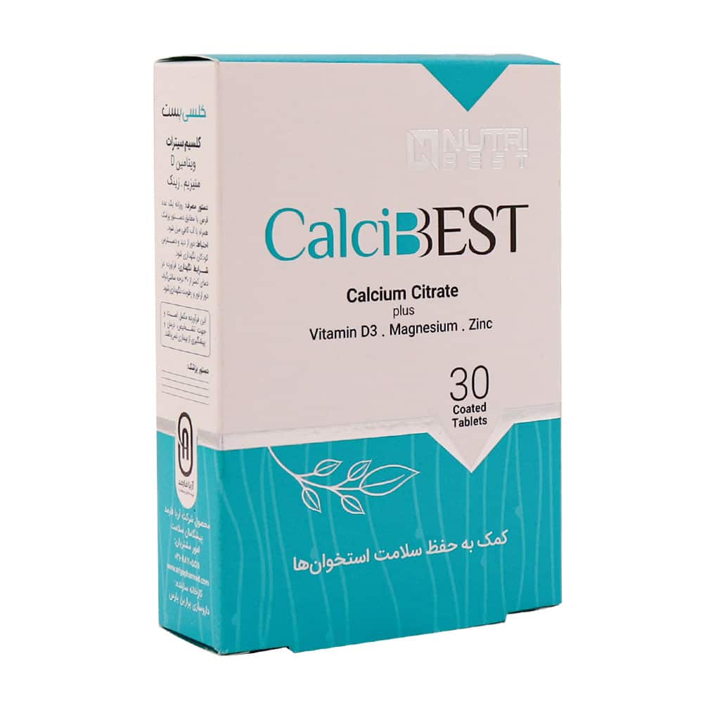 Tab-calcibest/webp1 قرص کلسی بست نوتری بست 30 عدد - Image 1