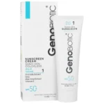 کرم ضد آفتاب پوست خشک و معمولی بی رنگ SPF50 ژنوبایوتیک 50 میلی لیتر