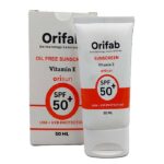 کرم ضدآفتاب بی رنگ انواع پوست +SPF50 اوری فاب 50 میلی لیتر - Image 2