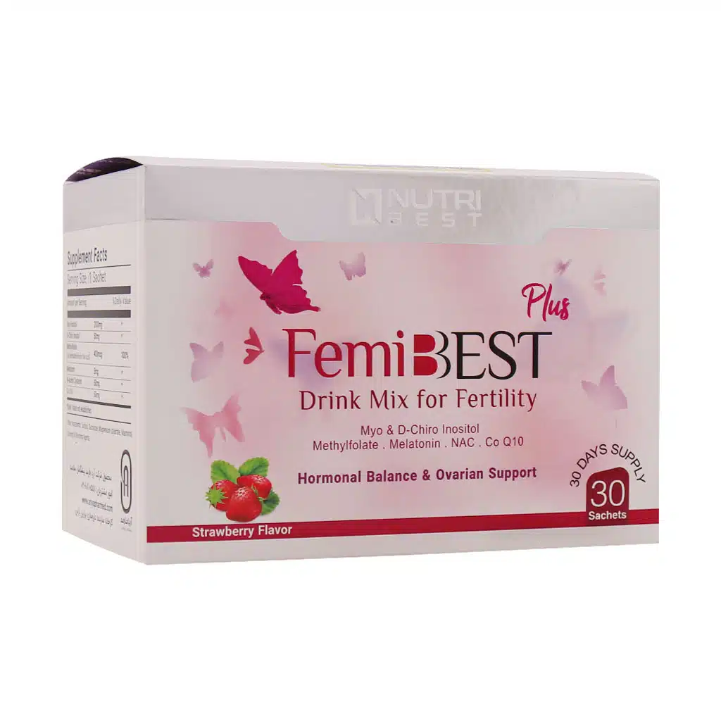 Sachets-Femibest plus-Nutri Best/webp1 ساشه فمی بست پلاس نوتری بست 30 عددی - Image 1