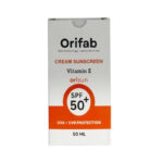 کرم ضدآفتاب بی رنگ انواع پوست +SPF50 اوری فاب 50 میلی لیتر