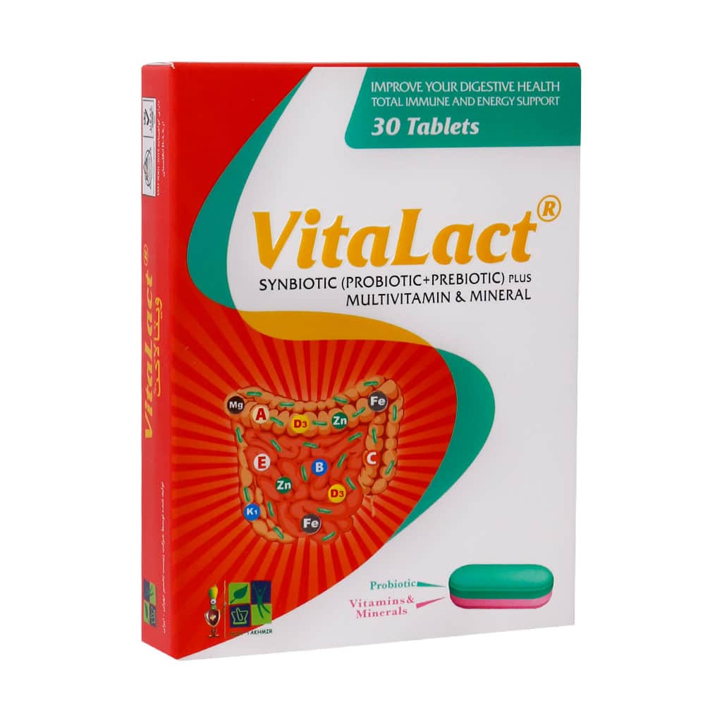 Tab-Vitalact-Zisttakmir/webp1 قرص ویتالاکت زیست تخمیر 30 عددی - Image 1