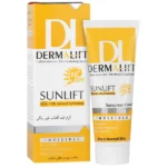 کرم ضد آفتاب بی رنگ SPF50 پوست خشک سانلیفت درمالیفت 40 میلی لیتر