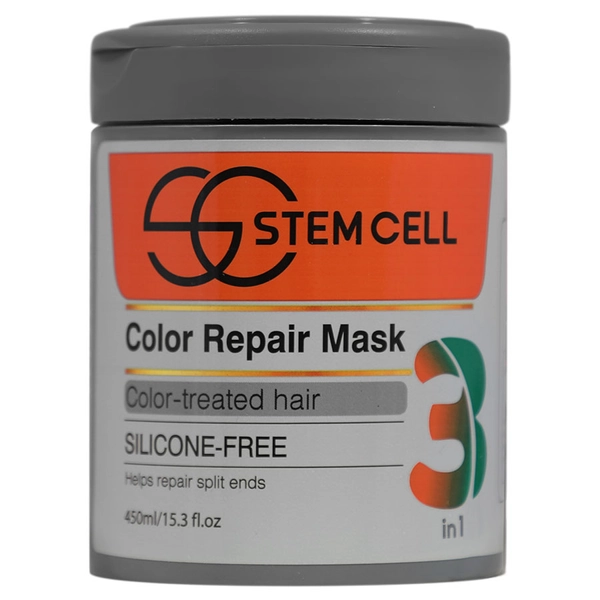 Mask-stem cell-color repair-500ml/webp1 ماسک مو( با آبکشی) مخصوص موهای رنگ شده استم سل 450 میلی لیتر - Image 1