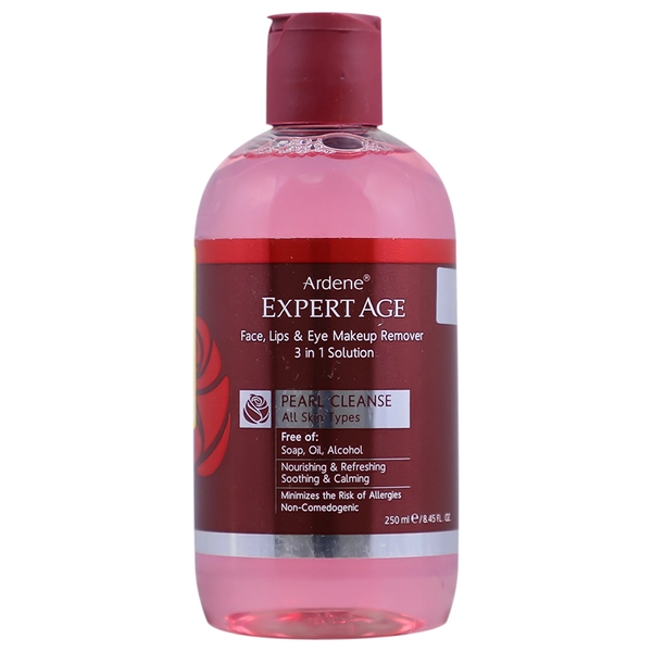 Make- up remover-arden-expert age3in1/webp1 میسلار واتر صورت، چشم و لب اکسپرت ایج آردن 250 میلی لیتر - Image 1