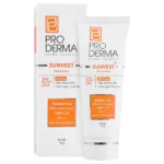 کرم ضد آفتاب بژ روشن پوست چرب حاوی SPF50 پرودرما 40 میلی لیتر