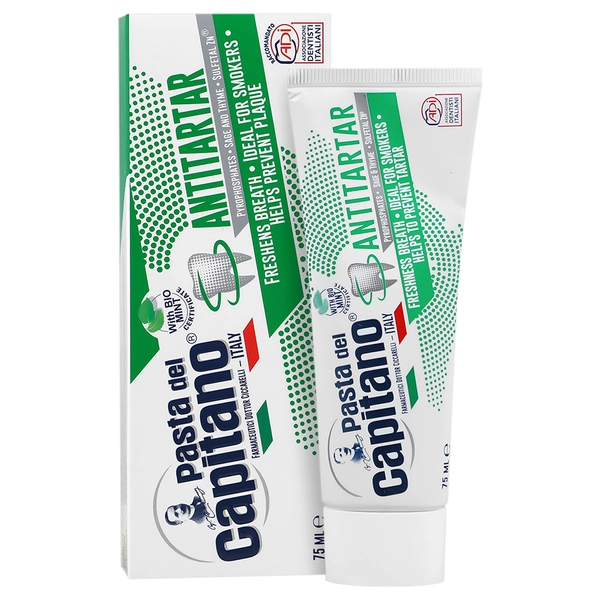 Toothpaste-capitano-antitartar/webp1 خمیر دندان ضد جرم پاستا دل کاپیتانو 75 میلی لیتر - Image 1