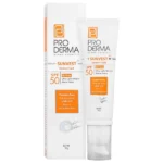 فلوئید ضد آفتاب فاقد چربی بدون رنگ spf50 مناسب پوست های معمولی و چرب پرودرما 50 میلی لیتر