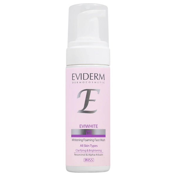 Foam-eviderm-whitening face wash-all skin type/webp1 فوم شوینده روشن کننده صورت اویدرم 150 میلی لیتر - Image 1