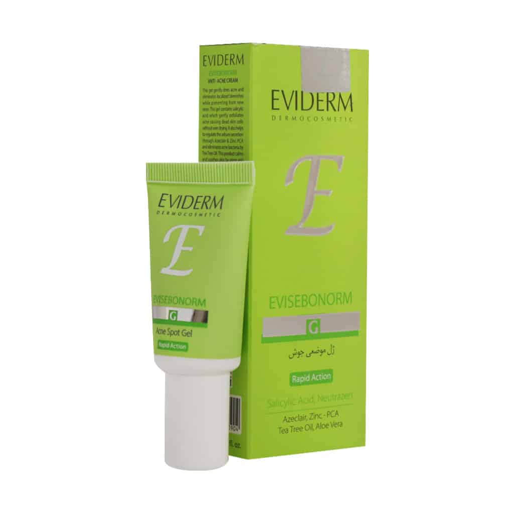 Gel-eviderm-evisebonorm/webp1 ژل موضعی ضد جوش اویدرم 15 میلی لیتر - Image 1