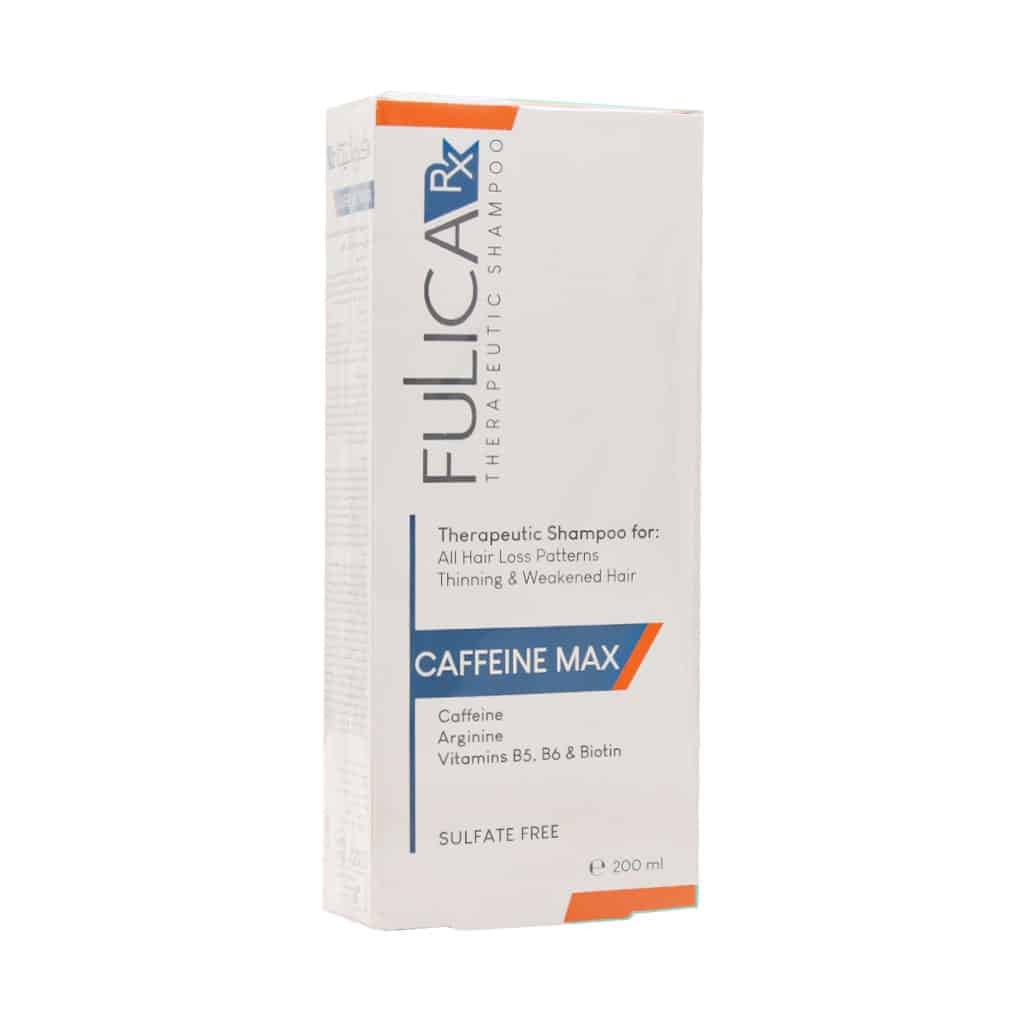 Shampoo-fulica-rx-caffein max/webp1 شامپو تقویت کننده و حجم دهنده کافئین مکس فولیکا آر ایکس 200 میلی لیتر - Image 1