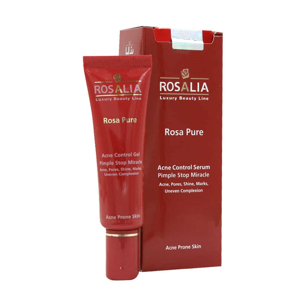 Serum-rosalia -rosa pure/webp1 سرم ضد آکنه رزاپیور رزالیا پوست چرب و جوش دار 30 میلی لیتر - Image 1